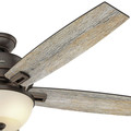 Ceiling Fans | Hunter 54170 60 in. Donegan Onyx Bengal Ceiling Fan with Light image number 2