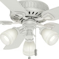 Ceiling Fans | Casablanca 54005 54 in. Ainsworth Gallery 3 Light Cottage White Ceiling Fan with Light image number 5