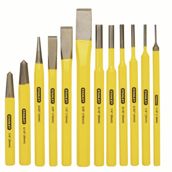  | Stanley 12-Piece Punch and Chisel Kit