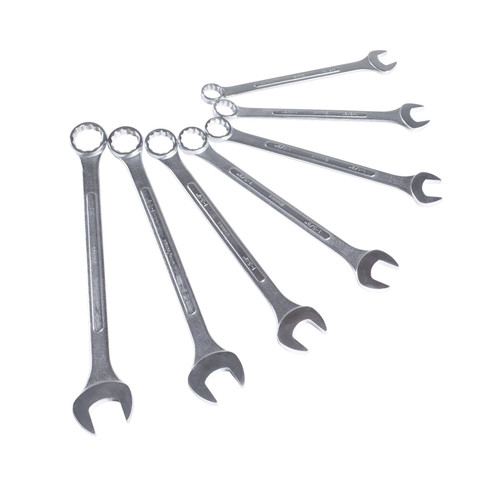 Combination Wrenches | Sunex 9707A 7-Piece SAE Raised Panel Jumbo Combination Wrench Set image number 0