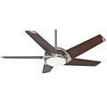 Ceiling Fans | Casablanca 59106 54 in. Stealth DC Brushed Nickel Ceiling Fan with Light and Remote image number 0