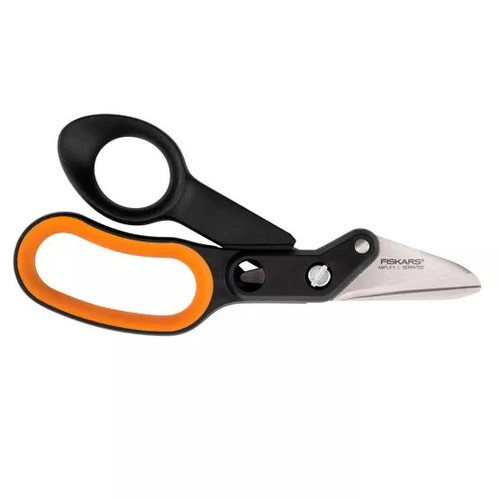 Shears & Pruners | Fiskars 710200 Amplify 6 in. Serrated Softgrip Scissors image number 0