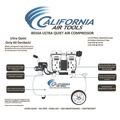 Portable Air Compressors | California Air Tools CAT-8010A 1 HP 8 Gallon Ultra Quiet and Oil-Free Aluminum Tank Wheelbarrow Air Compressor image number 10