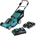 Push Mowers | Makita XML10CM1 36V (18V X2) LXT Brushed Lithium-Ion 21 in. Cordless Lawn Mower Kit with 4 Batteries (4 Ah) image number 0