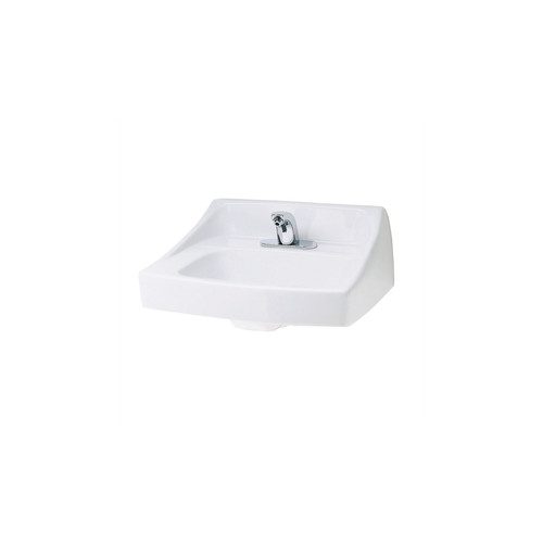 Bathroom Sink Faucets | TOTO LT307#01 Wall Mount Vitreous China 20.88 in. x 18 in. Rectangular Bathroom Sink (Cotton White) image number 0