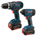 Combo Kits | Factory Reconditioned Bosch CLPK241-181-RT 18V Lithium-Ion 1/2 in. Hammer Drill and Impact Driver Combo Kit image number 0