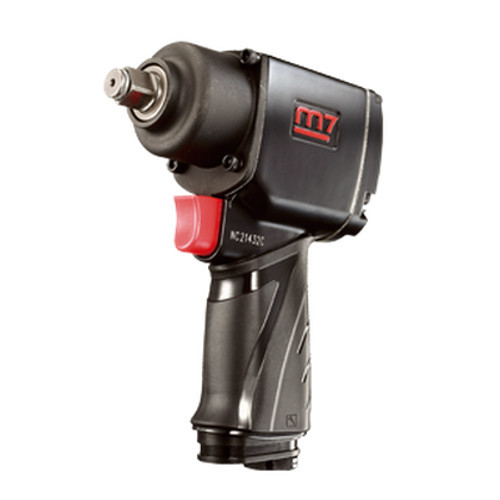 Air Impact Wrenches | m7 Mighty Seven NC-3210 3/8 in. Drive Twin Hammer Mini Air Impact Wrench image number 0