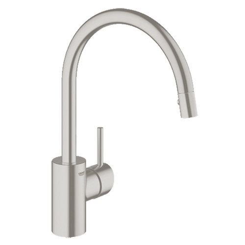 Fixtures | Grohe 32665DC1 Concetto Single Hole Kitchen Faucet (Super Steel) image number 0