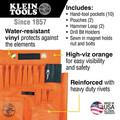 Tool Belts | Klein Tools 51829M 18 Pockets Aerial Apron with Magnet image number 7