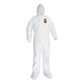 Bib Overalls | KleenGuard 38941 A35 Liquid and Particle Protection Coveralls - 2X-Large, White (25/Carton) image number 0