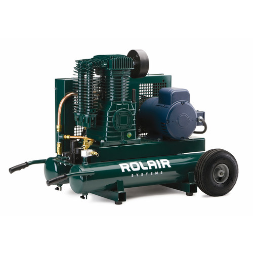 Portable Air Compressors | Rolair 5230K30CS-0001 9 Gallon 230V 5 HP Electric Portable Air Compressor image number 0