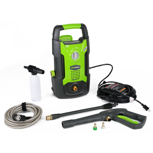 Pressure Washers | Greenworks GPW1501 13 Amp 1,500 PSI 1.2 GPM Electric Pressure Washer image number 0