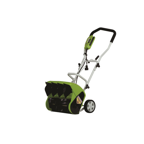 Snow Blowers | Greenworks 26022 9 Amp 16 in. Electric Snow Thrower image number 0
