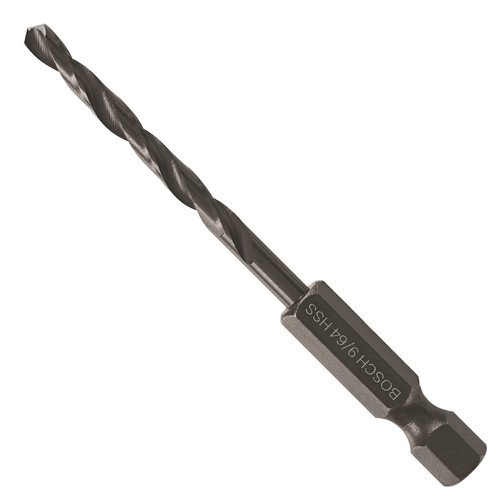 Bits and Bit Sets | Bosch BL2136IM 9/64 in. Impact Tough Black Oxide Drill Bit image number 0