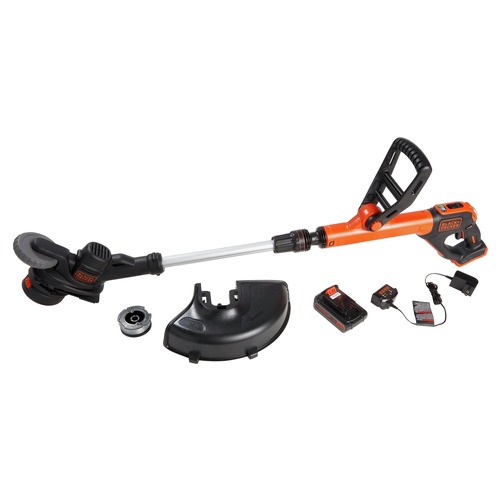 String Trimmers | Black & Decker LST522 20V MAX Lithium-Ion 2-Speed 12 in. Cordless String Trimmer/Edger Kit (2.5 Ah) image number 0
