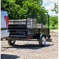 Utility Trailer | Detail K2 MMT5X7-DUG 5 ft. x 7 ft. Multi Purpose Utility Trailer Kits with Drive Up Gate (Black Powder-Coated) image number 2