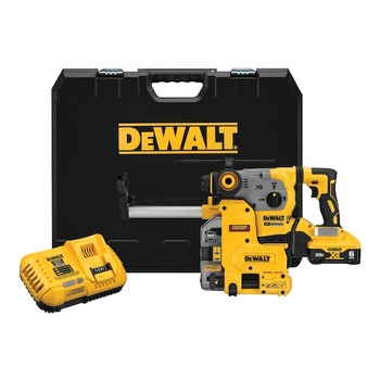 ROTARY HAMMERS | Dewalt DCH293R2DH 20V MAX XR Brushless Cordless 1-1/8 in. L-Shape SDS PLUS Rotary Hammer Kit with On Board Extractor (6 Ah)