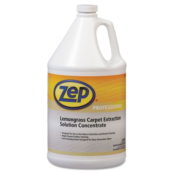 CARPET CLEANERS | Zep Professional 1041398 1 gal. Bottle Carpet Extraction Cleaner - Lemongrass