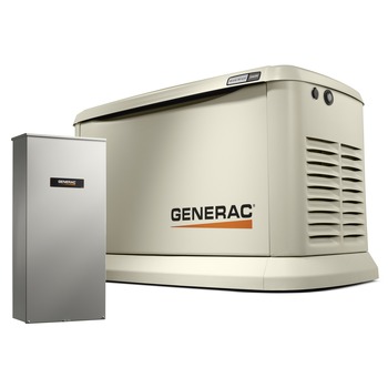 DOLLARS OFF | Generac G007291 Guardian 26kW Air-Cooled Standby Generator with Whole House Switch Wi-Fi Enabled