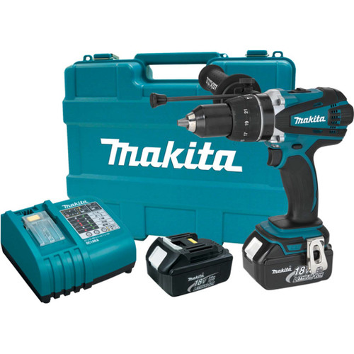Hammer Drills | Makita LXPH03 18V LXT Cordless Lithium-Ion 1/2 in. Hammer Driver Drill Kit image number 0