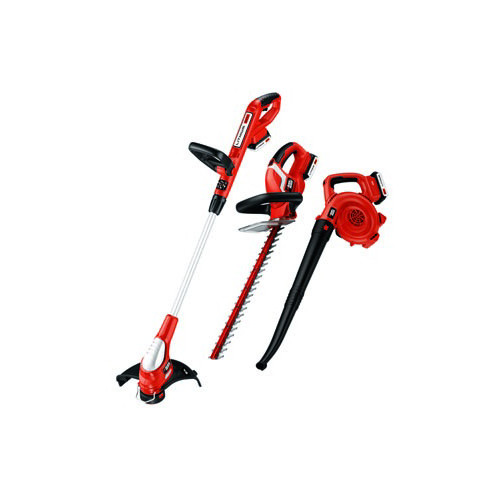 Outdoor Power Combo Kits | Black & Decker LC3K220 20V MAX Cordless Lithium-Ion Grass Trimmer, Sweeper and Hedge Trimmer Combo Kit image number 0