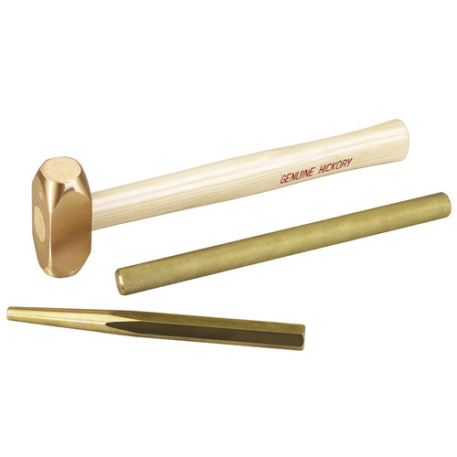 Taps Dies | OTC Tools & Equipment 4606 3-Piece Brass Hammer and Punch Set image number 0