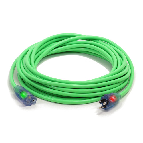 Extension Cords | Century Wire 15A-10-3-CGM-SJTW-CORD Pro Glo 15 Amp 10/3 AWG CGM SJTW Extension Cord image number 0