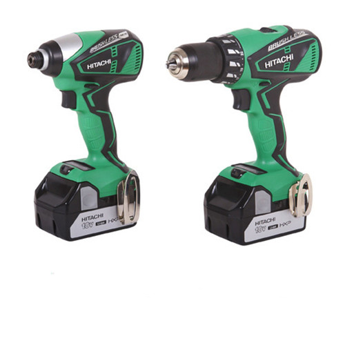 Combo Kits | Factory Reconditioned Hitachi KC18DBFL 18V Lithium-Ion Brushless 2- Piece Combo Kit image number 0