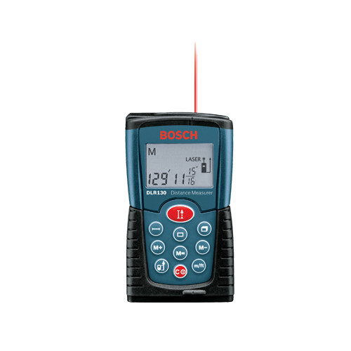 Laser Distance Measurers | Factory Reconditioned Bosch DLR130K-RT Digital Distance Measurer Kit image number 0