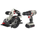 Combo Kits | Factory Reconditioned Porter-Cable PCCK612L2R 20V MAX Cordless Lithium-Ion 1/2 in. Drill & 5-1/2 in. Circular Saw Combo Kit image number 1