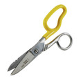 Snips | Klein Tools 2100-8 Stainless Steel Electrician Free Fall Snips image number 2