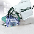 Concrete Dust Collection | Makita 4100KB 5 in. Dry Masonry Saw with Dust Extraction image number 12