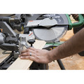 Miter Saws | Hitachi C10FSHPS 10 in. Sliding Dual Compound Miter Saw with Laser Guide image number 4