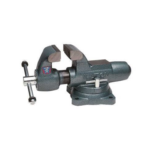 Vises | Wilton 10011 350S, Machinists' Bench Vise - Swivel Base, 3-1/2 in. Jaw Width, 5-1/4 in. Jaw Opening, 2-3/4 in. Throat Depth image number 0