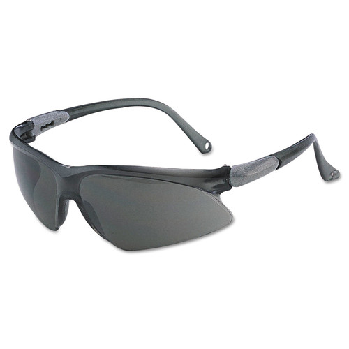 Safety Glasses | KleenGuard 14472 V20 Visio Safety Glasses, Silver Frame, Smoke Lens image number 0