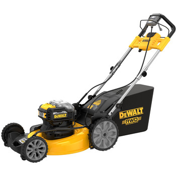  | Dewalt DCMWSP255Y2 2X20V MAX Brushless Lithium-Ion 21-1/2 in. Cordless Rear Wheel Drive Self-Propelled Lawn Mower Kit with 2 Batteries (12 Ah)