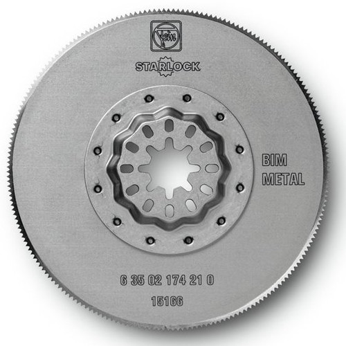 Oscillating Tool Blades | Fein 63502174210 3-3/8 in. Round High-Speed Steel Circular Oscillating Saw Blade image number 0