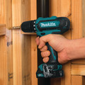 Drill Drivers | Makita FD05R1 12V max CXT Lithium-Ion 3/8 in. Cordless Drill Driver Kit (2 Ah) image number 3