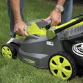 Push Mowers | Sun Joe ION16LM 40V 4.0 Ah Lithium-Ion 16 in. Brushless Lawn Mower image number 8