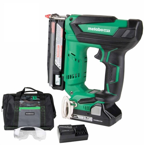 Specialty Nailers | Factory Reconditioned Metabo HPT NP18DSALM 18V Cordless 1-3/8 in. 23-Gauge Pin Nailer Kit image number 0