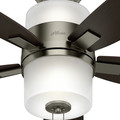 Ceiling Fans | Hunter 59010 52 in. Domino Contemporary Antique Pewter Indoor Ceiling Fan with Light (Energy Star Certified) image number 5