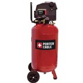 Portable Air Compressors | Porter-Cable PXCMF220VW 1.5 HP 20 Gallon Oil-Free Vertical Dolly Air Compressor image number 0