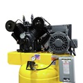 Stationary Air Compressors | EMAX EI07V080V1 7.5 HP 80 Gallon 2-Stage Single Phase Industrial V4 Pressure Lubricated Solid Cast Iron Pump 31 CFM @ 100 PSI Air Compressor image number 3