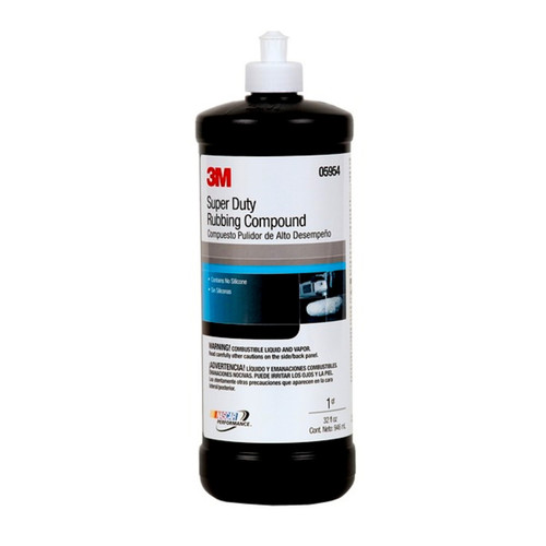 Liquid Compounds | 3M 5954 Super Duty Rubbing Compound 1 Quart image number 0