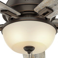 Ceiling Fans | Hunter 54170 60 in. Donegan Onyx Bengal Ceiling Fan with Light image number 5