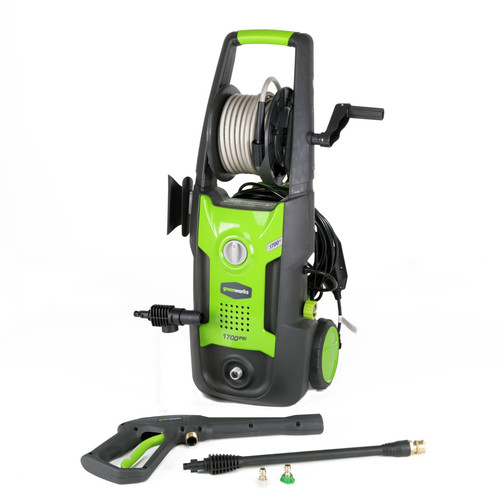 Pressure Washers | Greenworks GPW1702 13 Amp 1,700 PSI 1.2 GPM Electric Pressure Washer image number 0