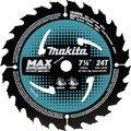 Circular Saw Accessories | Makita B-61656-10 7-1/4 in. 24T Carbide-Tipped Ultra-Thin Kerf Framing Blade (10-Pack) image number 1