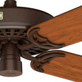 Ceiling Fans | Hunter 23847 52 in. Outdoor Original Chestnut Brown Ceiling Fan image number 4