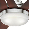 Ceiling Fans | Casablanca 59198 Correne 56 in. Brushed Nickel Coffee Beech Indoor Ceiling Fan with Light and Remote image number 3