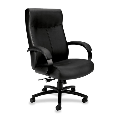  | HON HVL685.SB11 VL680 Big & Tall Leather Office Chair (Black) image number 0